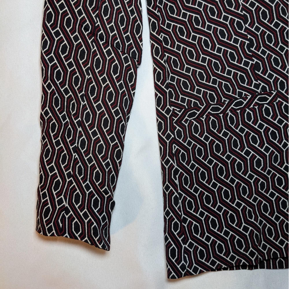 Geometric pattern slim blazer - Picture 7 of 9